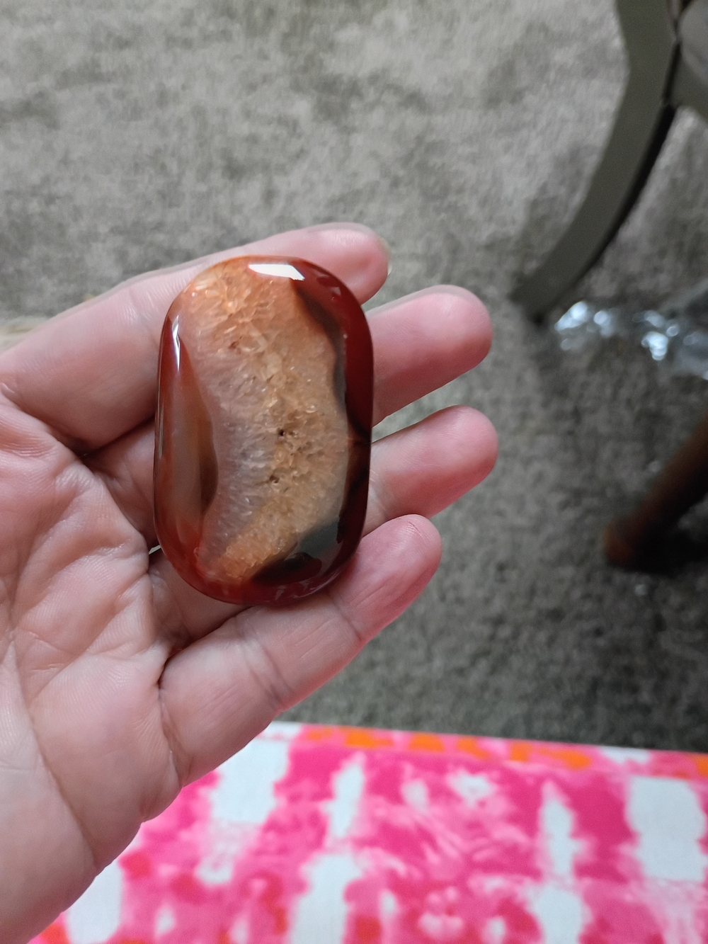 Carnialian Palm Stone